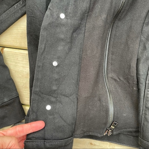 Men’s Hudson Jeans denim hooded jacket size S - Picture 3 of 5